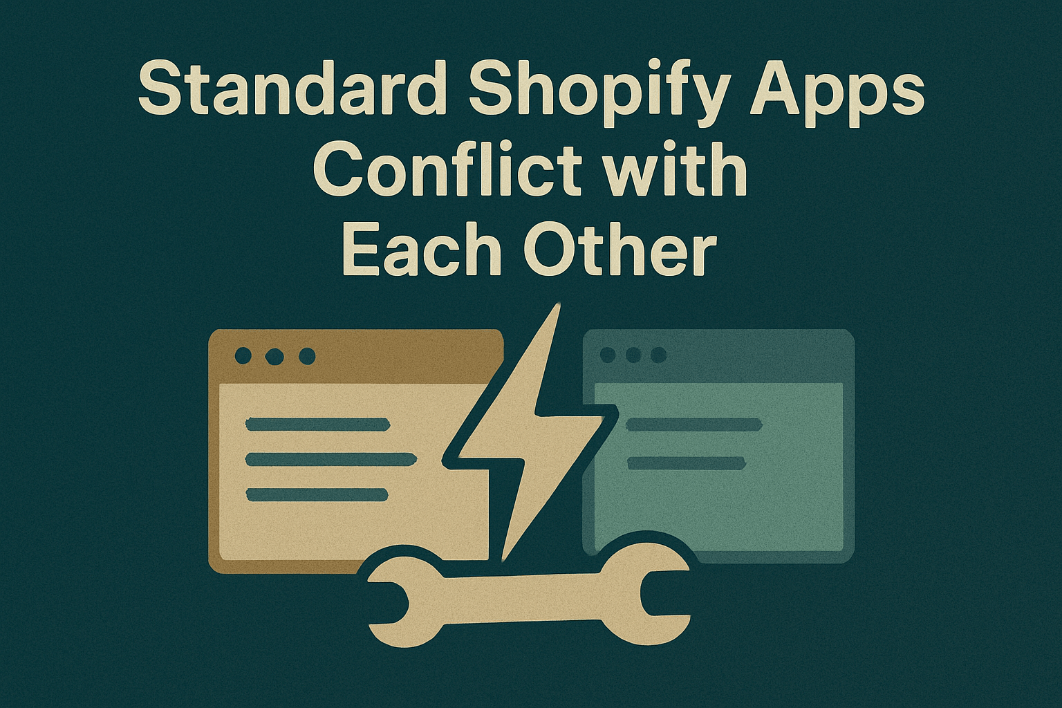 Standard Shopify Apps Conflict with Each Other