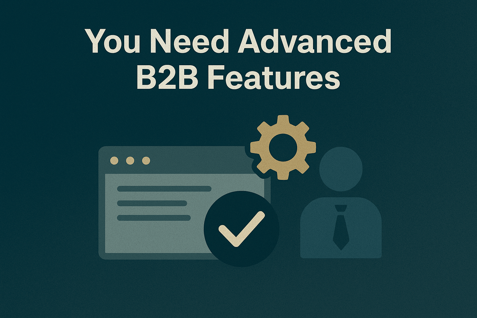 You Need Advanced B2B Features