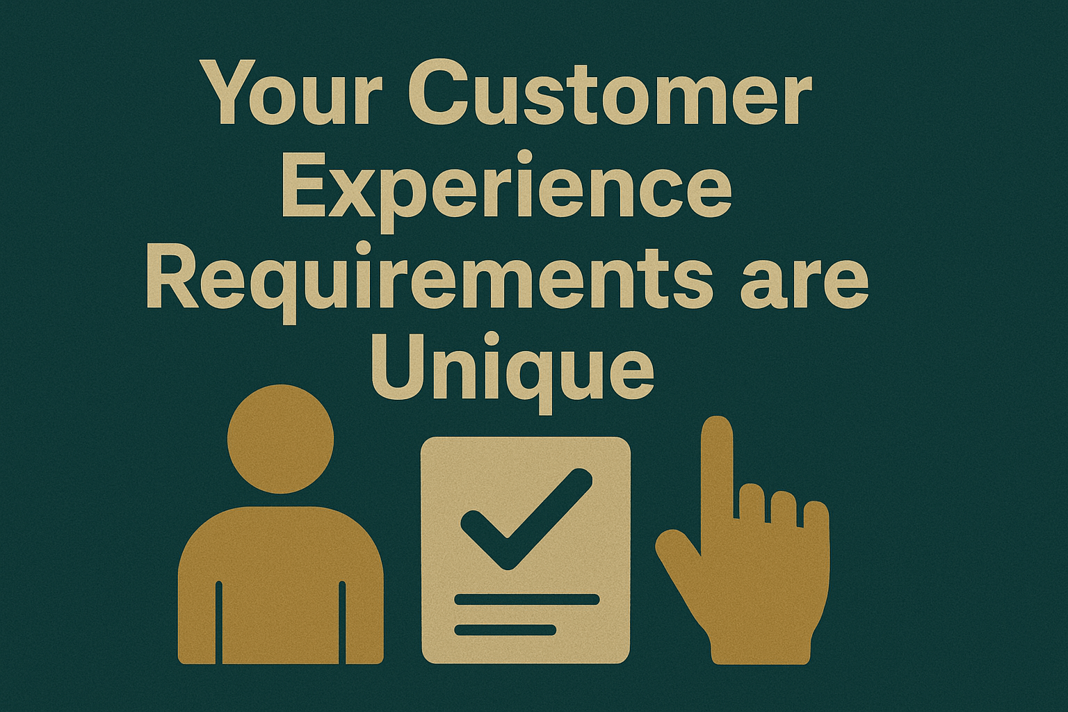 Your Customer Experience Requirements are Unique